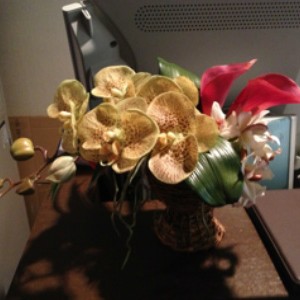 受付テーブル置きフラワー by ITFA