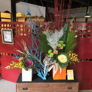 岡山県矢掛町　花で町装飾プロデュース２