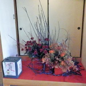 入り口入ってすぐの右で、お客様をお出迎え。